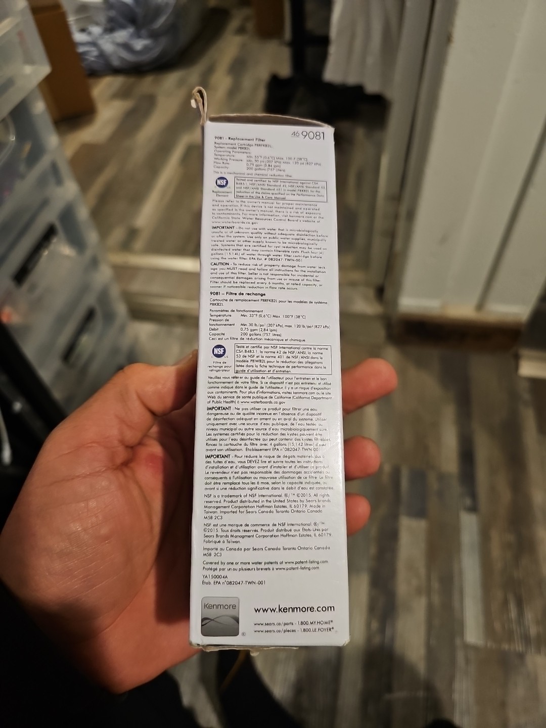 Kenmore Refrigerator Water Filter