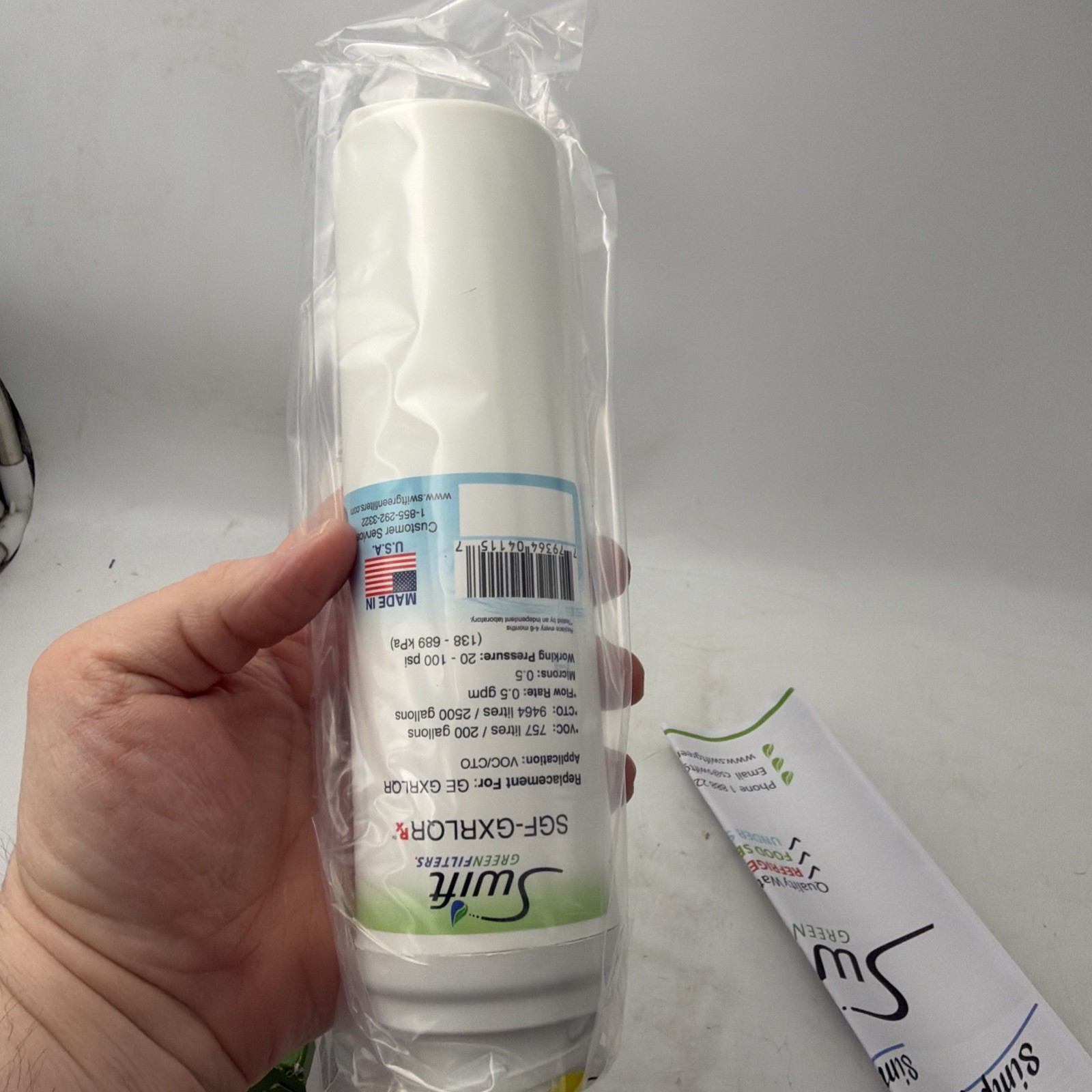 SGF-GXRLQR Compatible Commercial Water Filter for GE GXRLQR (1 Pack)