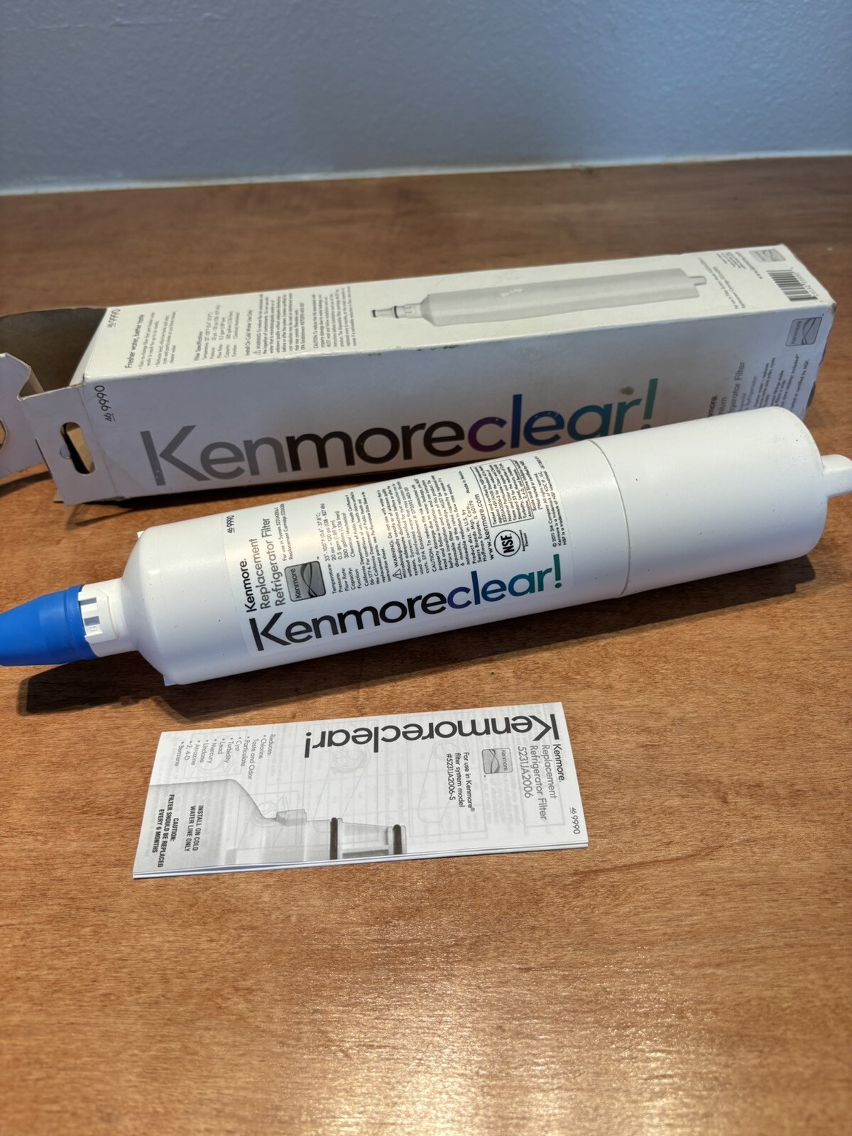 New Kenmore OEM Clear 46-9990 Premium Refrigerator Filter Sealed 469990 9990