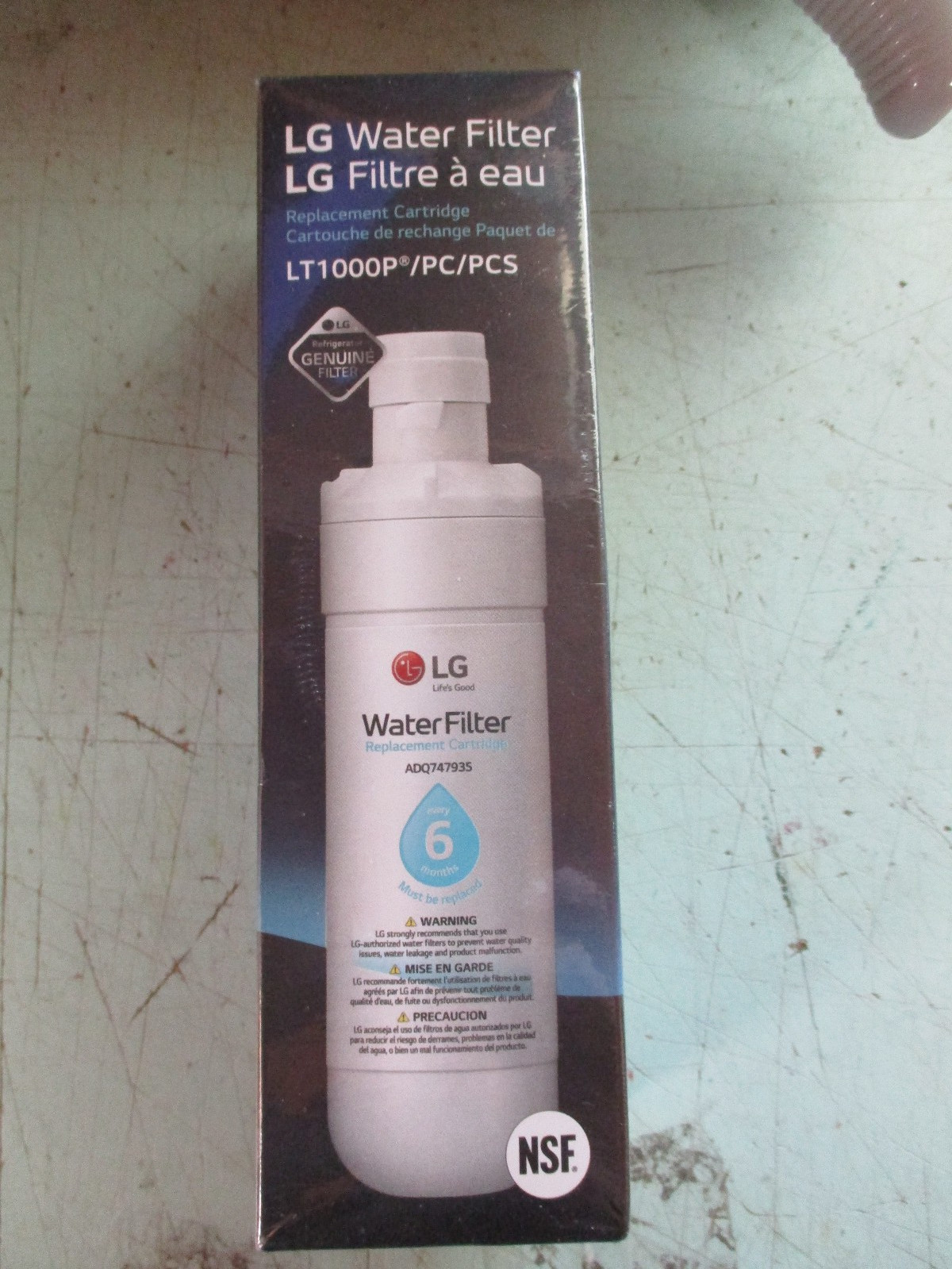 LG LT1000P 6 Month 200 Gallon Capacity GENUINE Refrigerator Water Filter B369