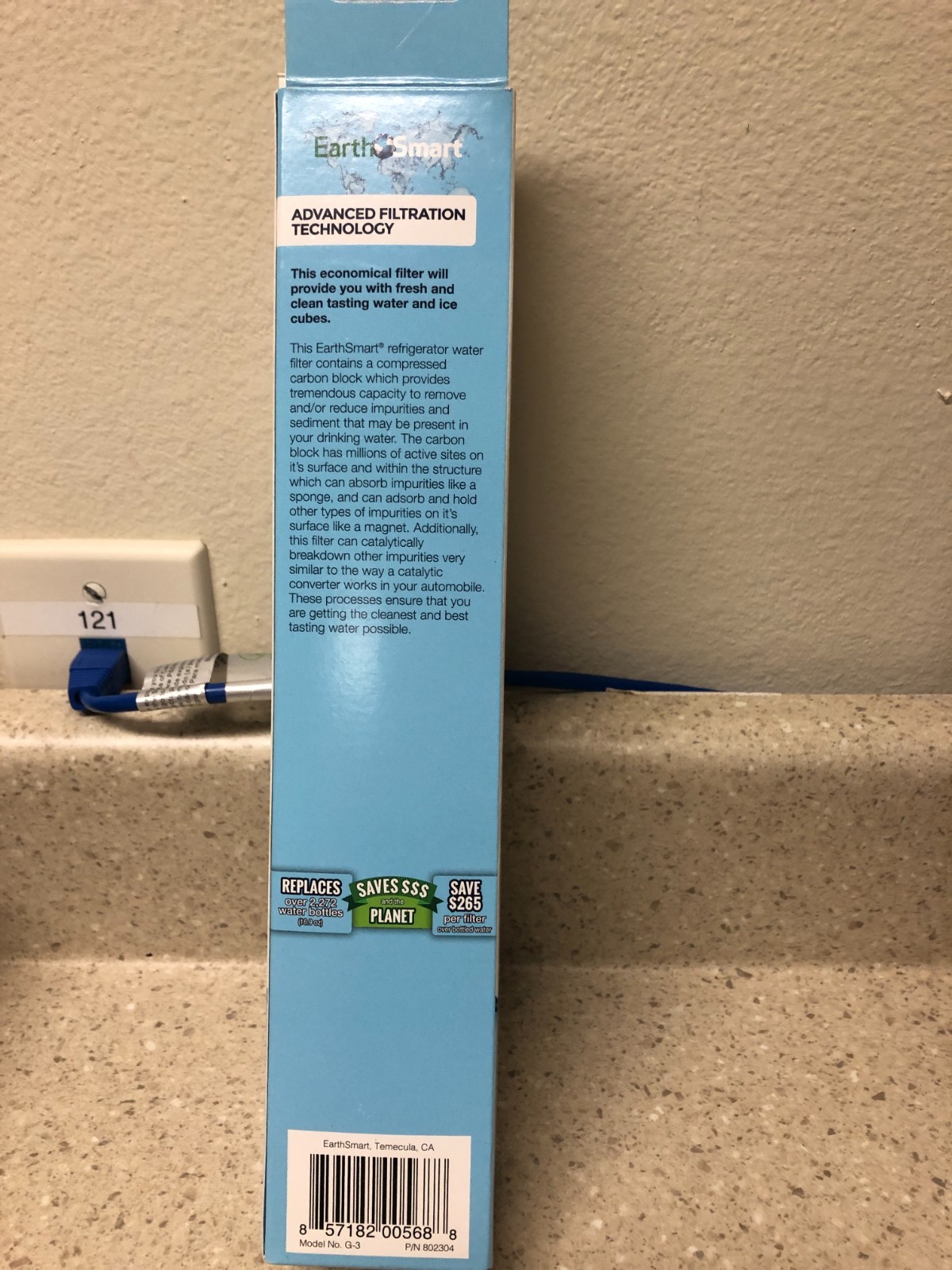 EarthSmart G-3 Refrigerator Replacement Filter For GE MSWF