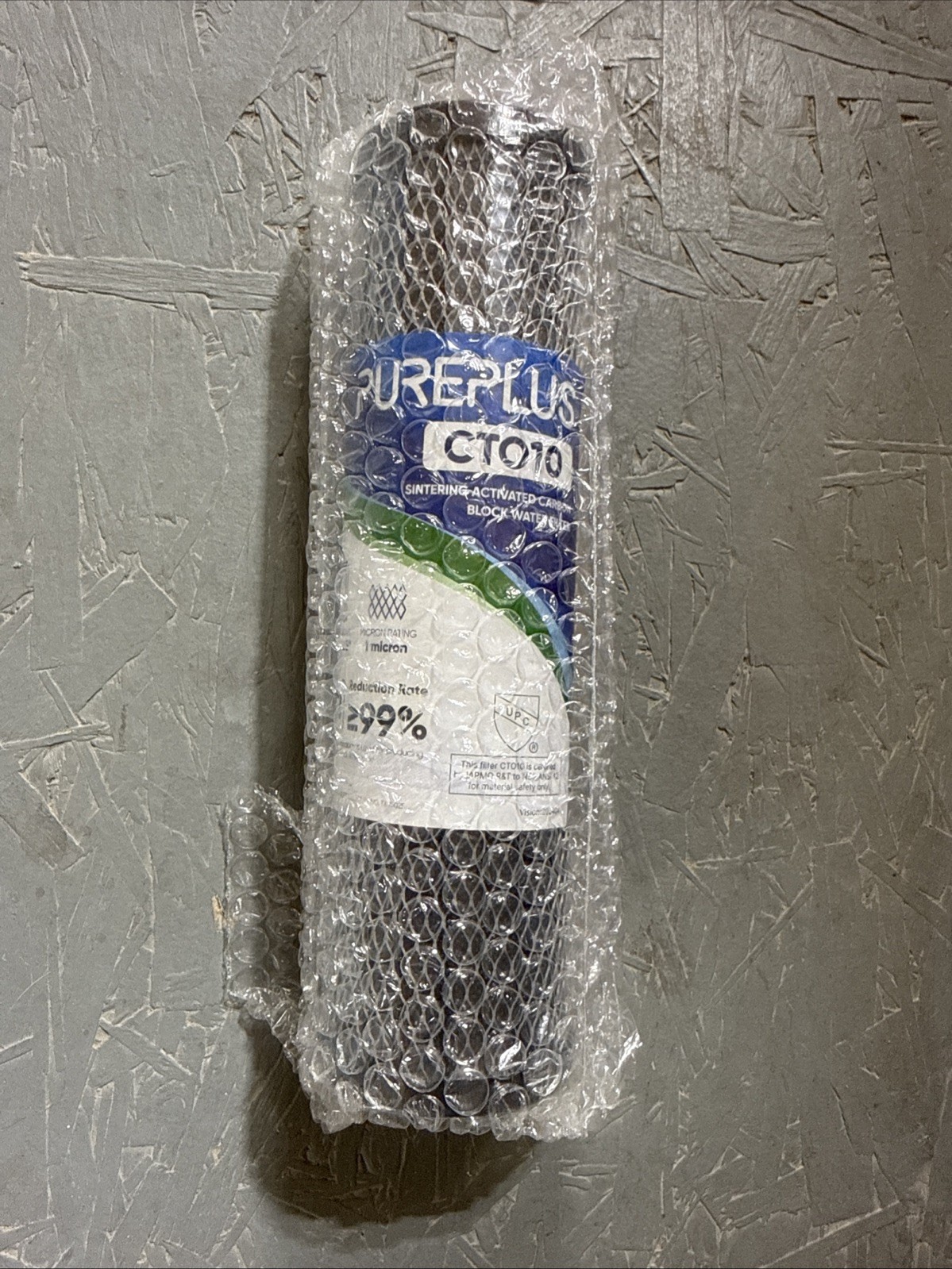 PurePlus CT010 Sintering Activated Carbon Block Water Filter 10″x2.5″ New