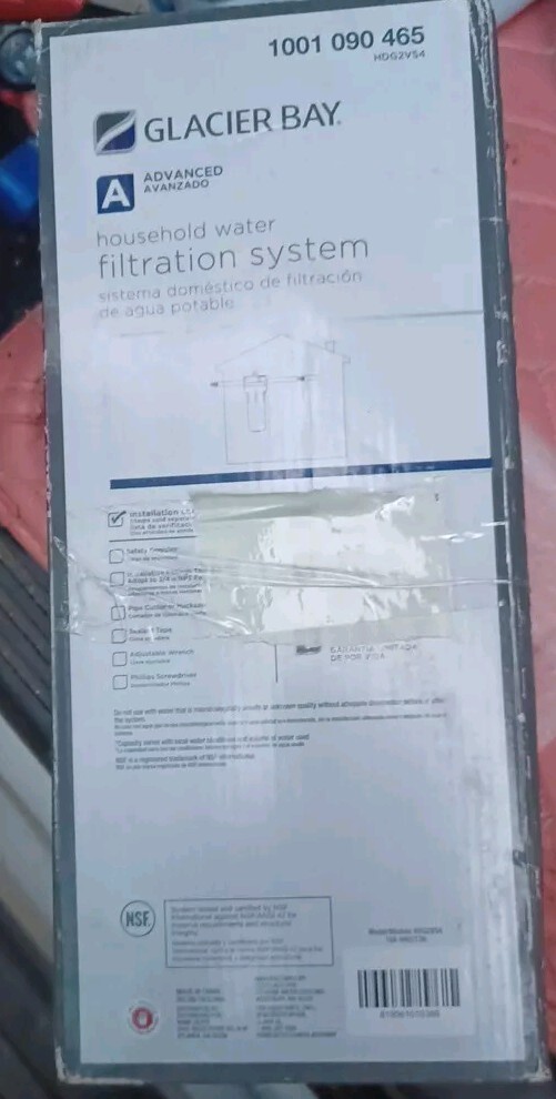 Glacier Bay Household Water Filtration System # 1001 090 465 HDG2VS4 Advanced A