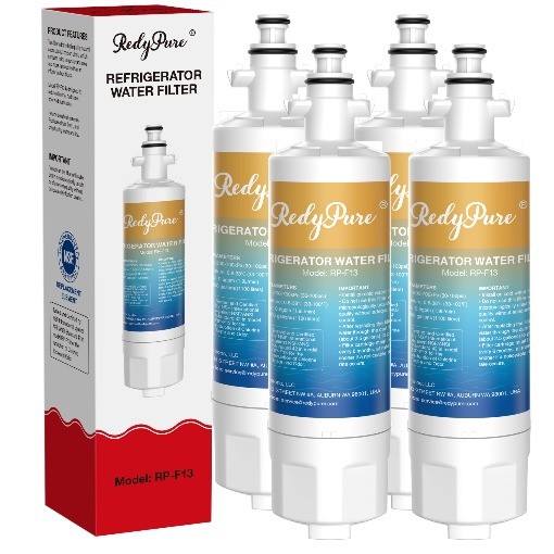 4 Pack Redypure Refrigerator Water Filter Replacement For LG LT700P, ADQ36006101