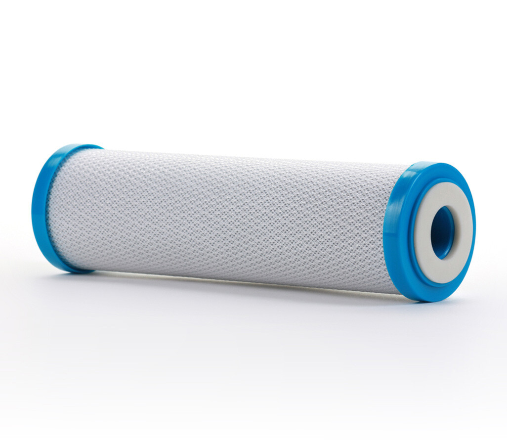 Coconut Shell CTO, Cyst Carbon Block Water Filter Cartridge, 0.5 Micron 2.5 x 10