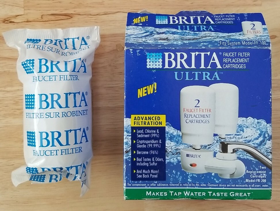 Brita Ultra Faucet Filter One Replacment Cartridge – White – Open Box «SEE PICS»