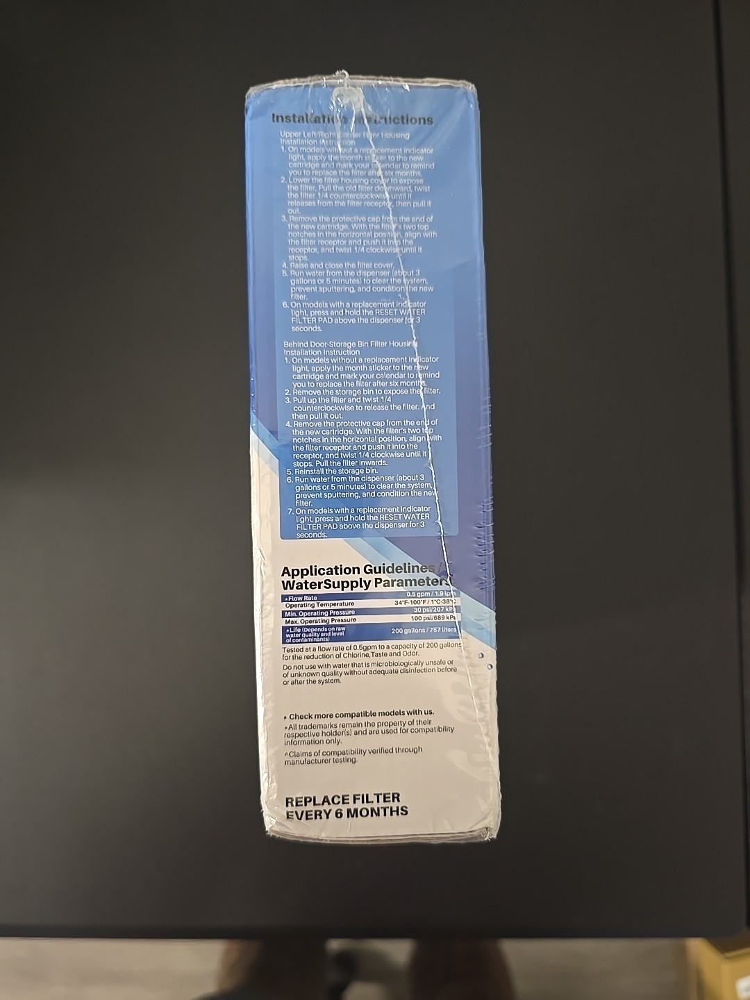 4pack ICEPURE RWF4700AC Replacement for LG LT1000P MDJ64844601 ADQ74793501