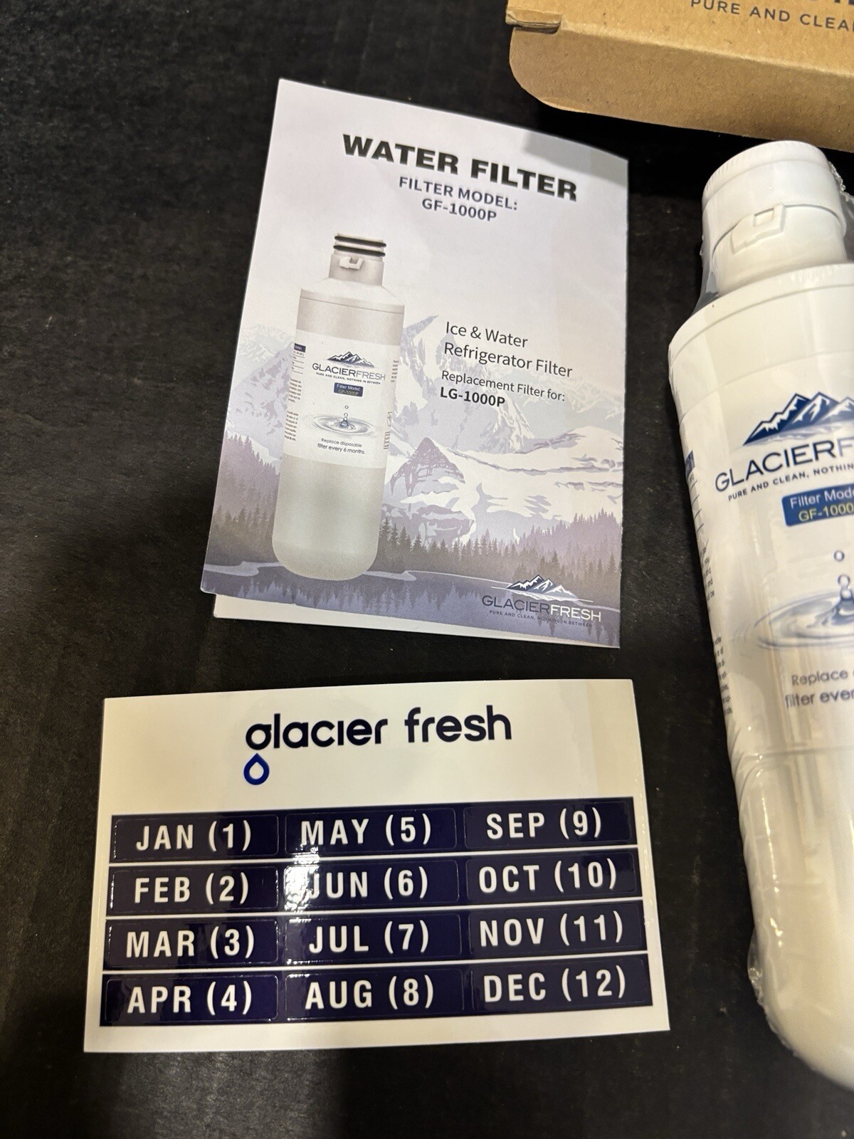 Glacier Fresh GF-1000P Compatible with LG LT1000P Refrigerator Water Filter 3 Pc