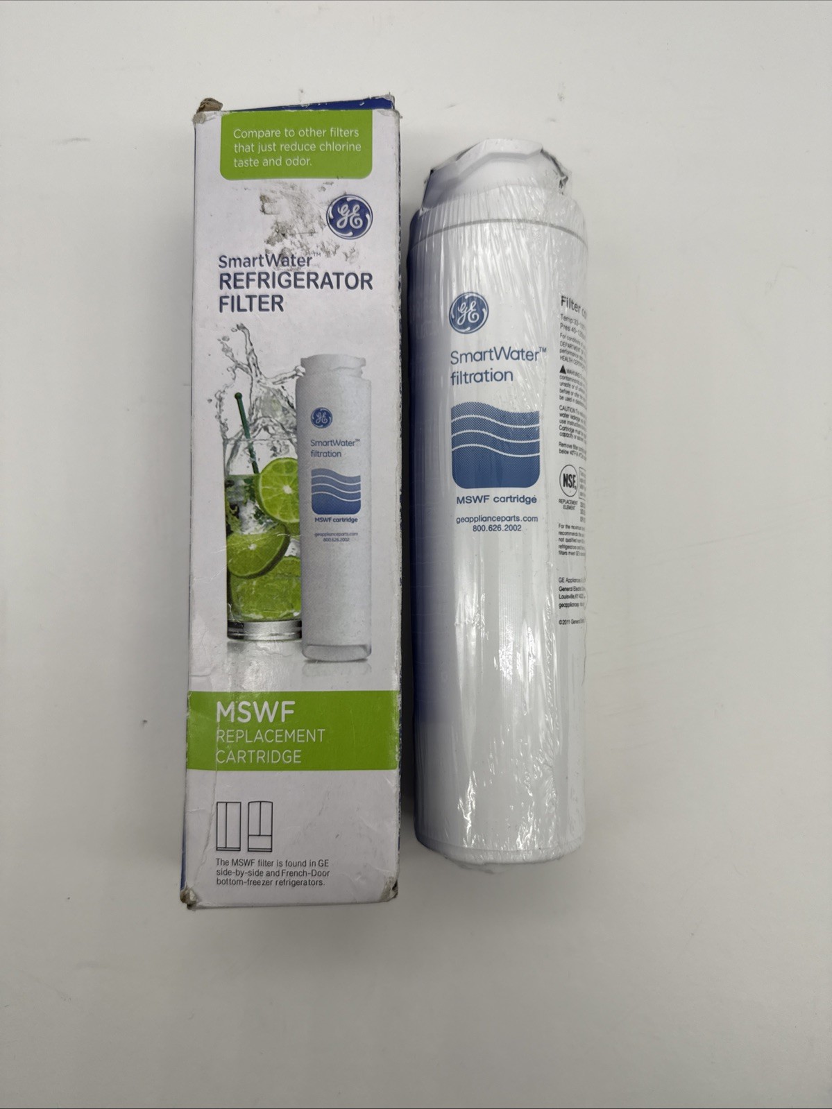 1 PACK GE MSWF refrigerator water filter replacement SmartWater filter NEW