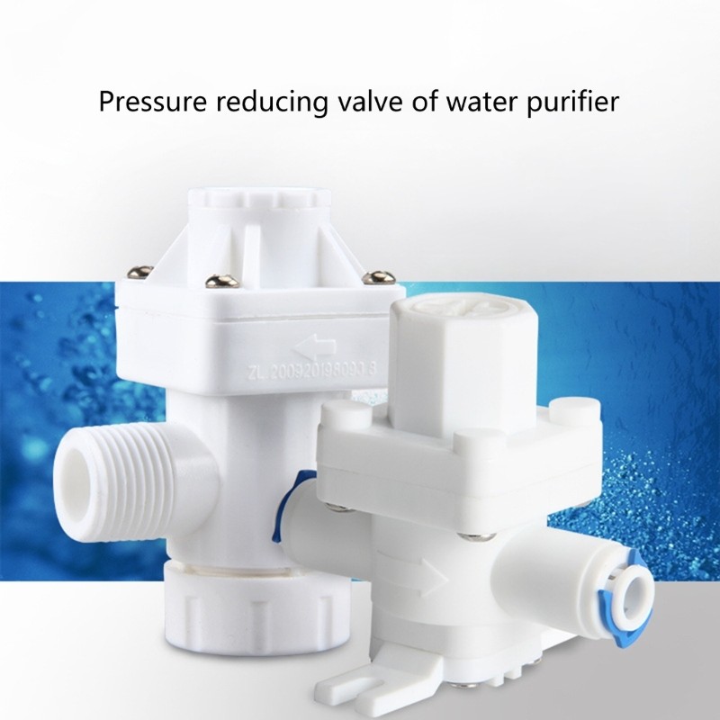 Adjustable Pressure Reducing Valve 1/2in 3/8in 1/4in Water Pressure Regulator
