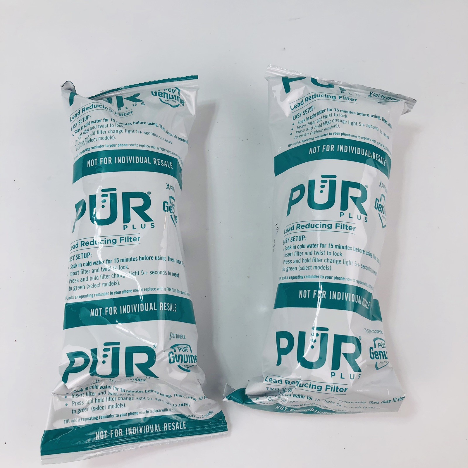 PUR PLUS 7-Cup Lead Reducing Water Filter Pitcher Green w/ 2 New Sealed Filters