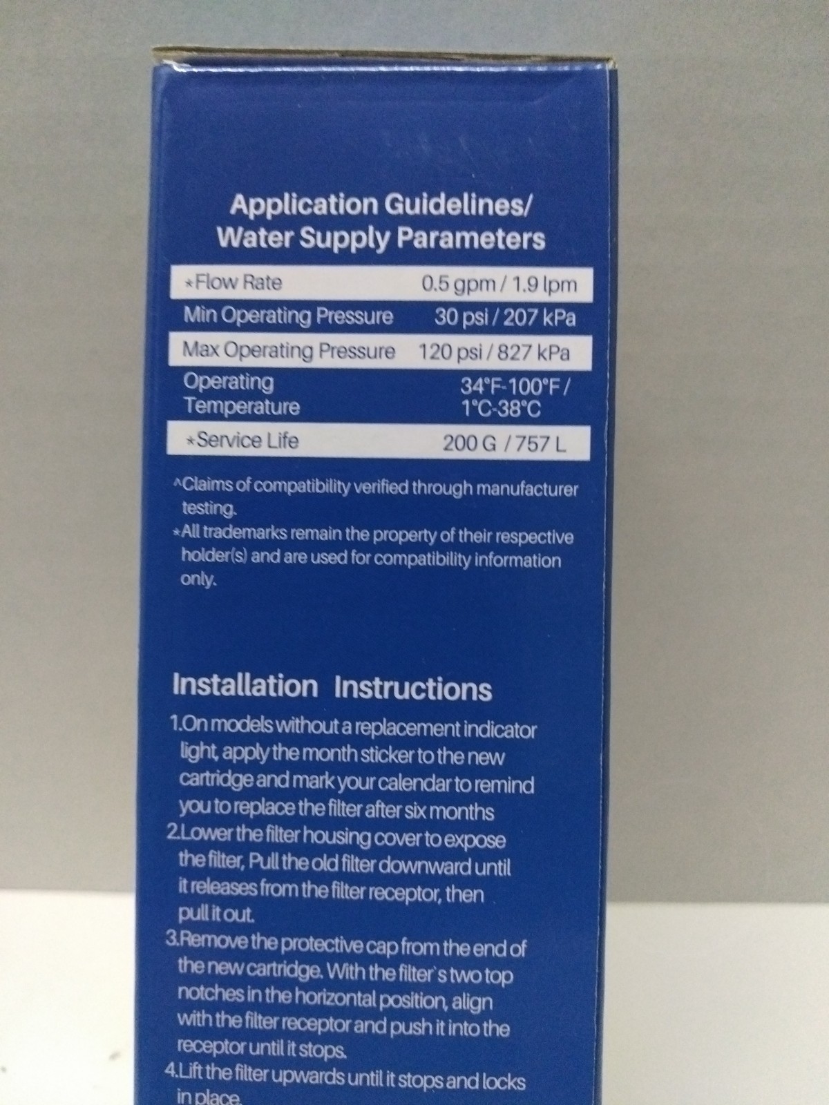 Pureplus Refrigerator Water Filter PP-RWF1200A New Sealed