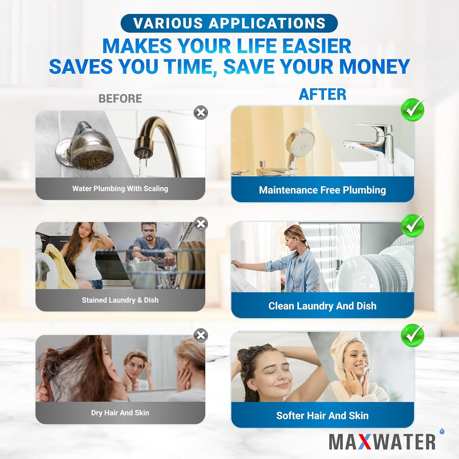 3-Stage Whole House Water Filtration System – Sediment, Odor & Taste Removal