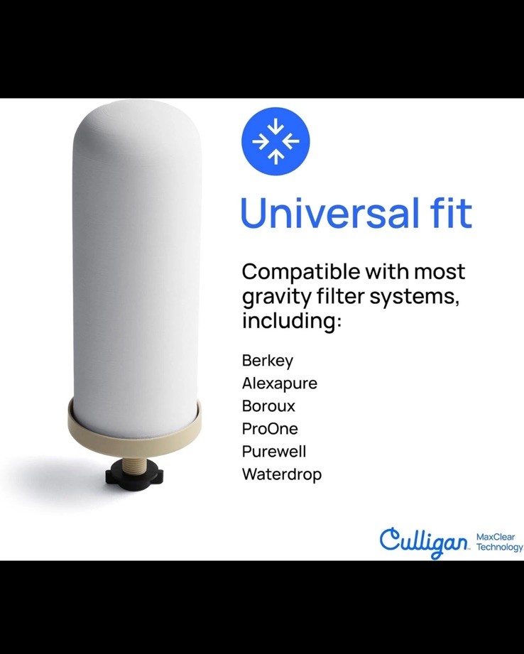 Culligan with MaxClear Technology 2.25 Gallon Gravity Water Filter System