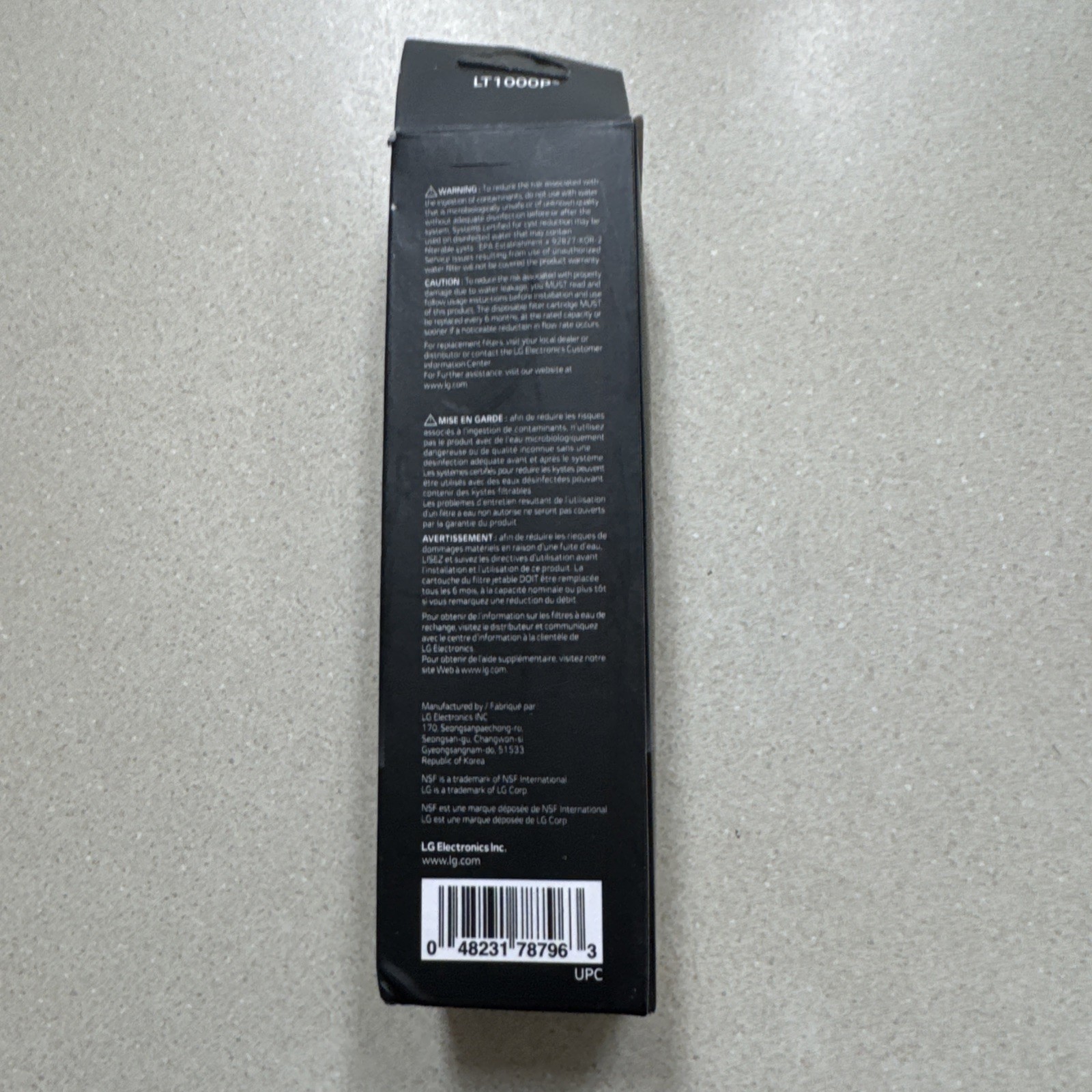 LG LT1000P/PC/PCS Refrigerator Water Filter Replacement