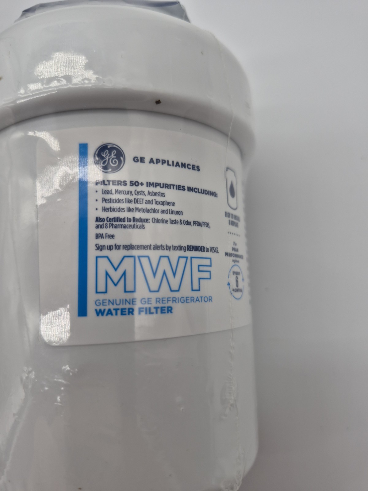 Lot Of 3 General Electric GE MWF Refrigerator Water Filter Cartridges New Sealed