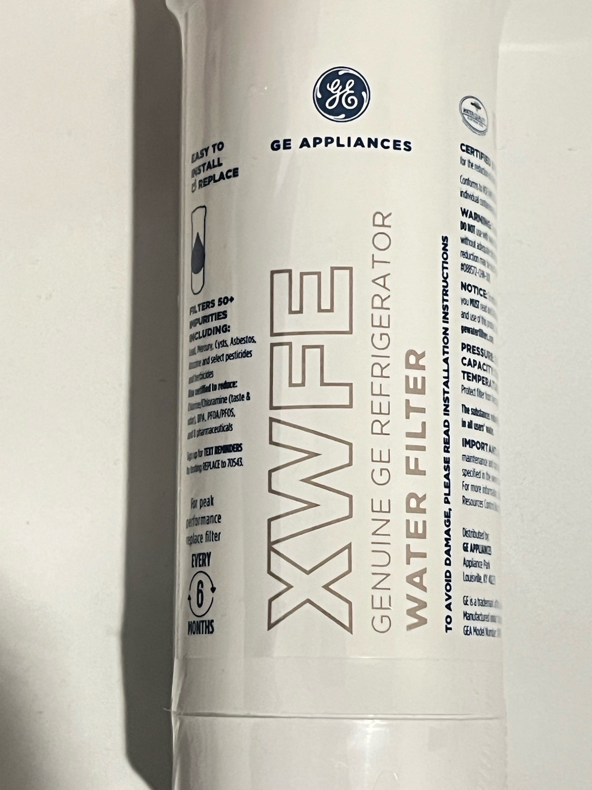3 New Genuine GE XWFE Refrigerator Water Filter OEM Replacement XWF