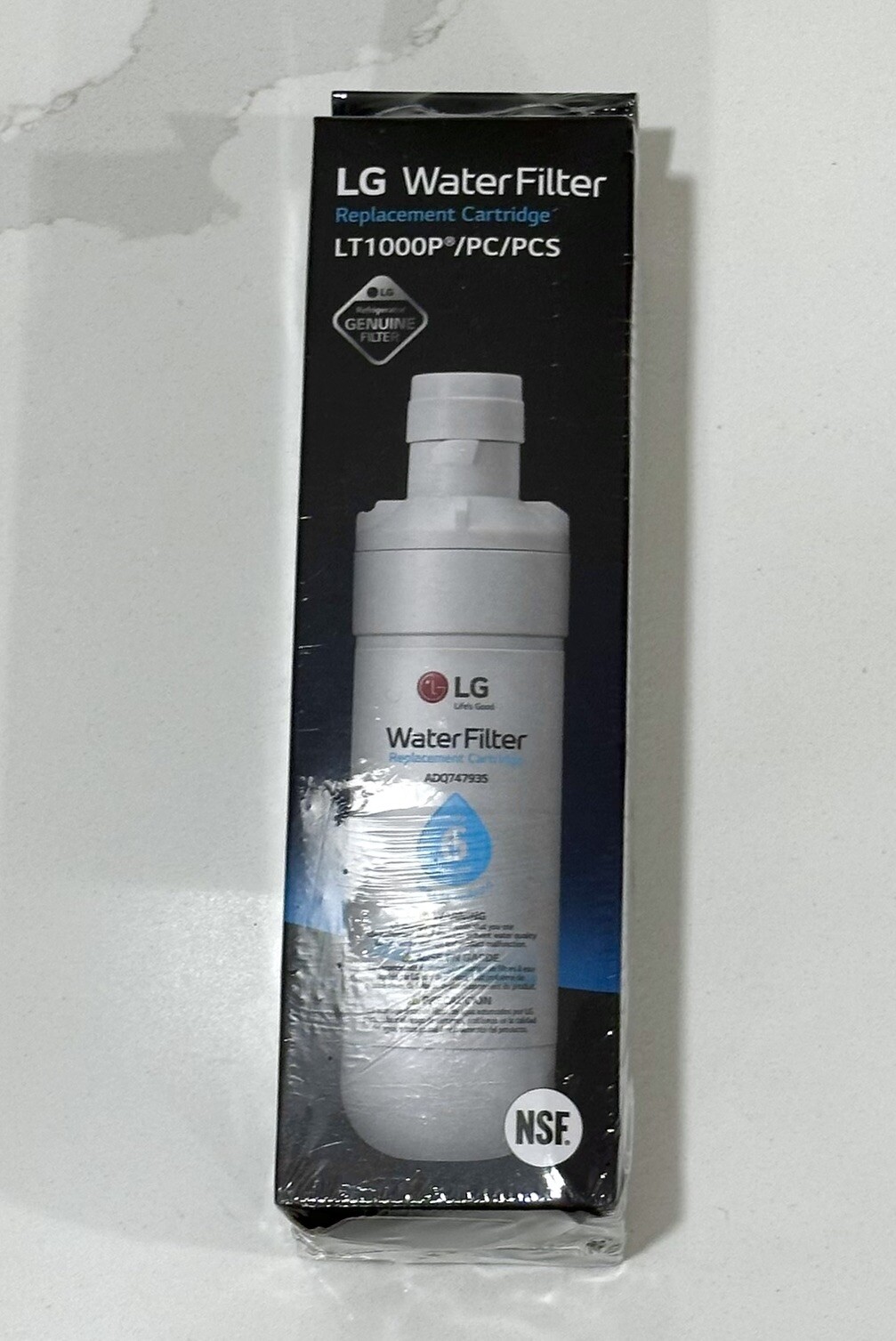 Genuine LG Water Filter Replacement Cartridge LT1000P/PC/PCS NEW SEALED