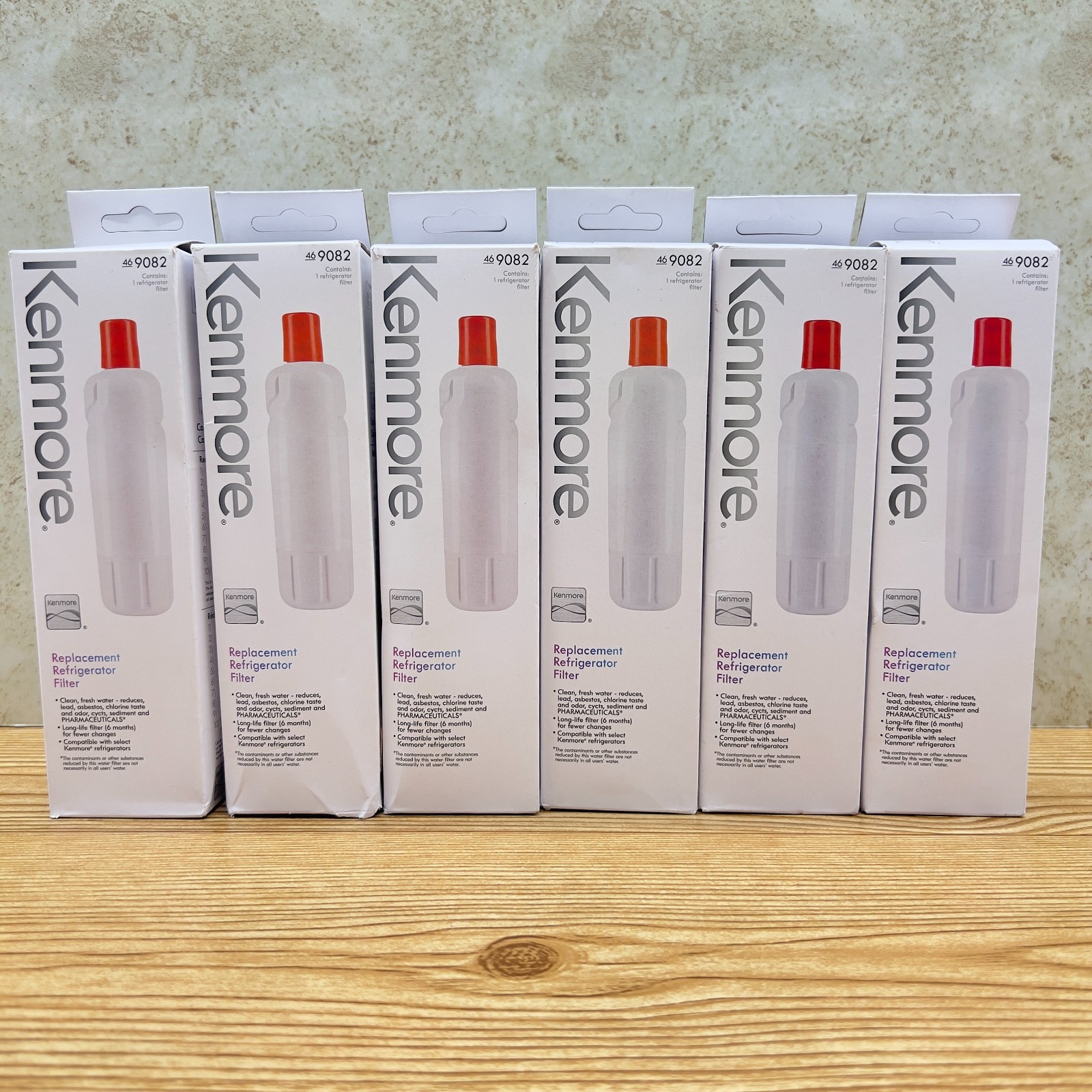 6 pk Kenmore 9082 Replacement Refrigerator Water Filter OEM Genuine SEALED