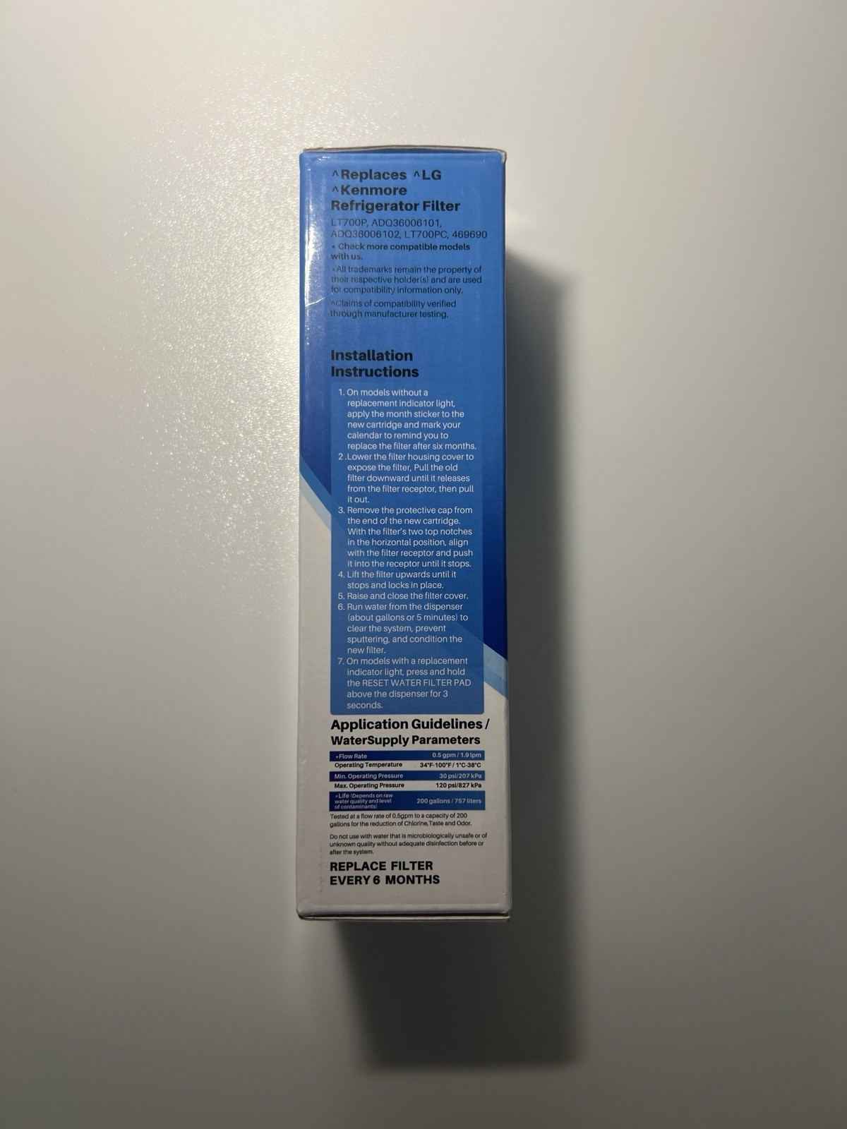 Icepure RWF1200A Refrigerator Water Filters For LG & Kenmore – New OEM