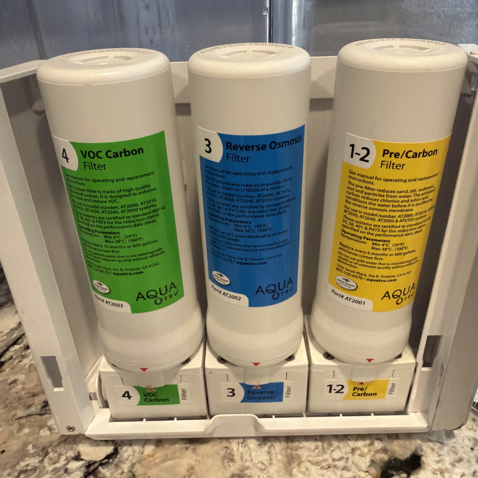 AquaTru Classic AT2010 Water Purifier Countertop System W/ Filter Osmosis