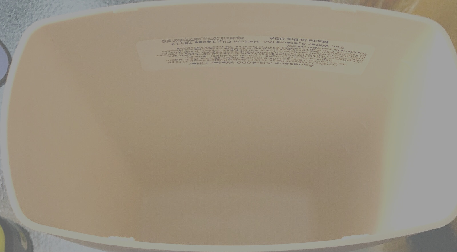 AUTHENTIC AQUASANA AQ-4000 WHITE WATER FILTER OUTSIDE COVER REPLACEMENT NEW