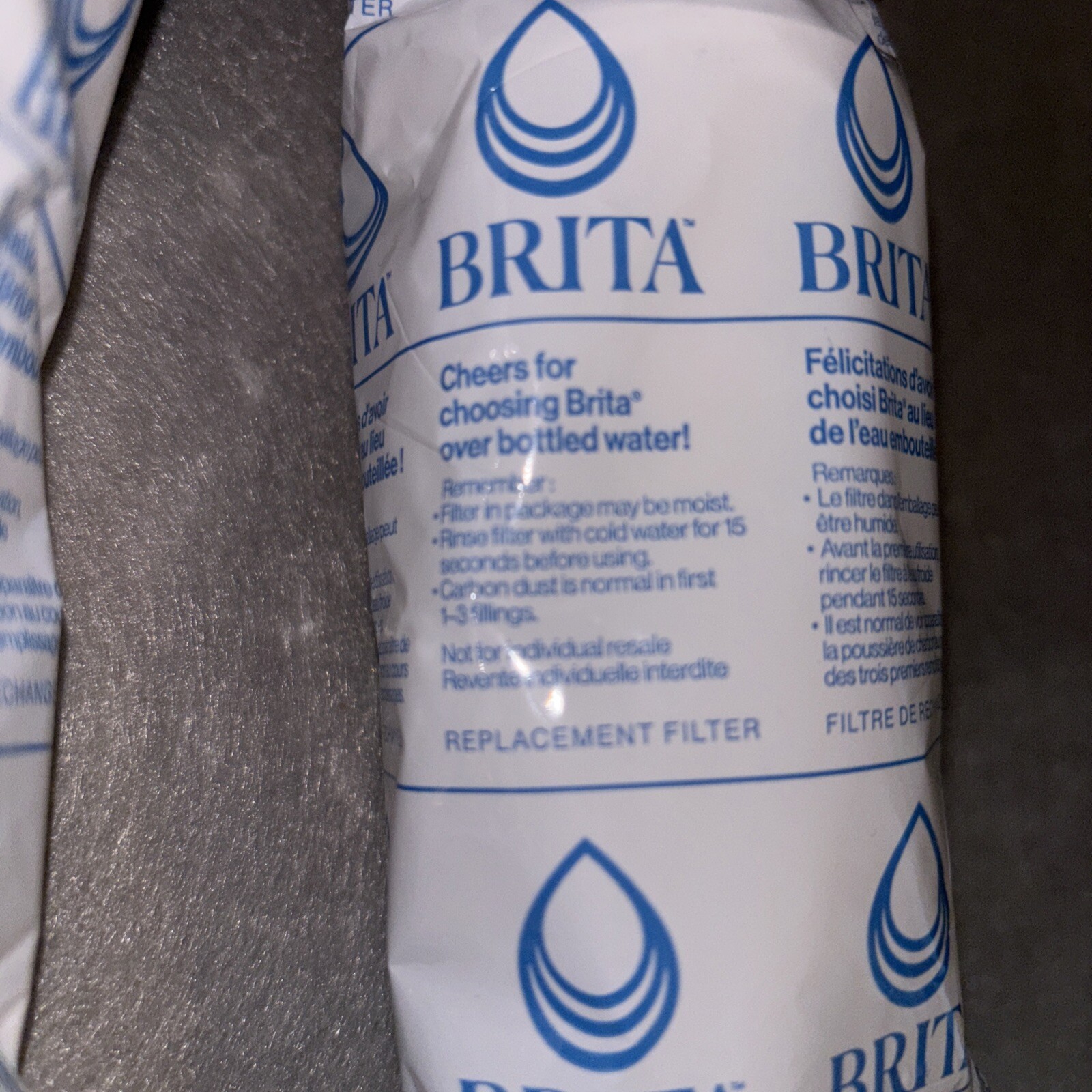 NEW Brita Water Filter Pitcher Advanced Replacement Filters 2 Count Pack