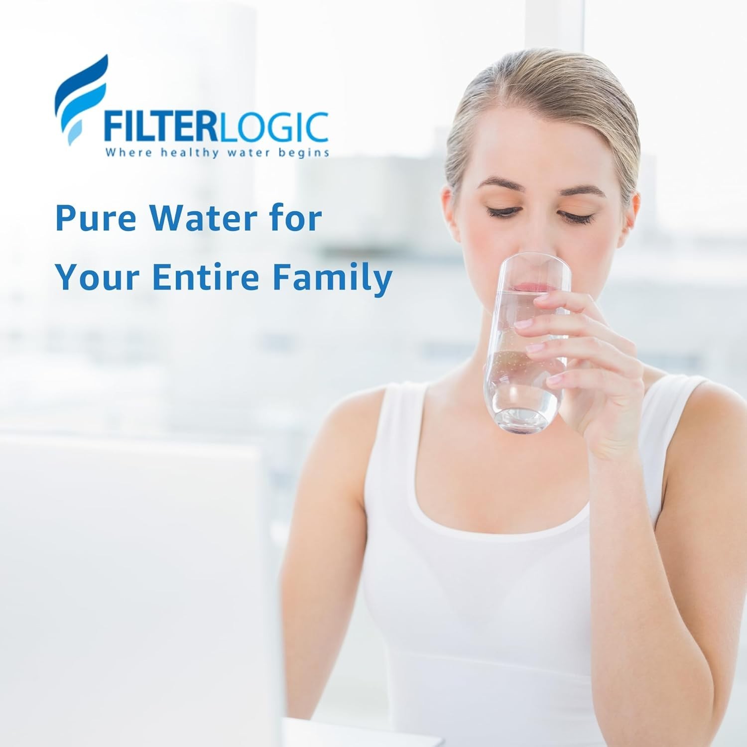 Filterlogic FF08 Faucet Water Filter Replacement for All PUR®PLUS,6 Pack