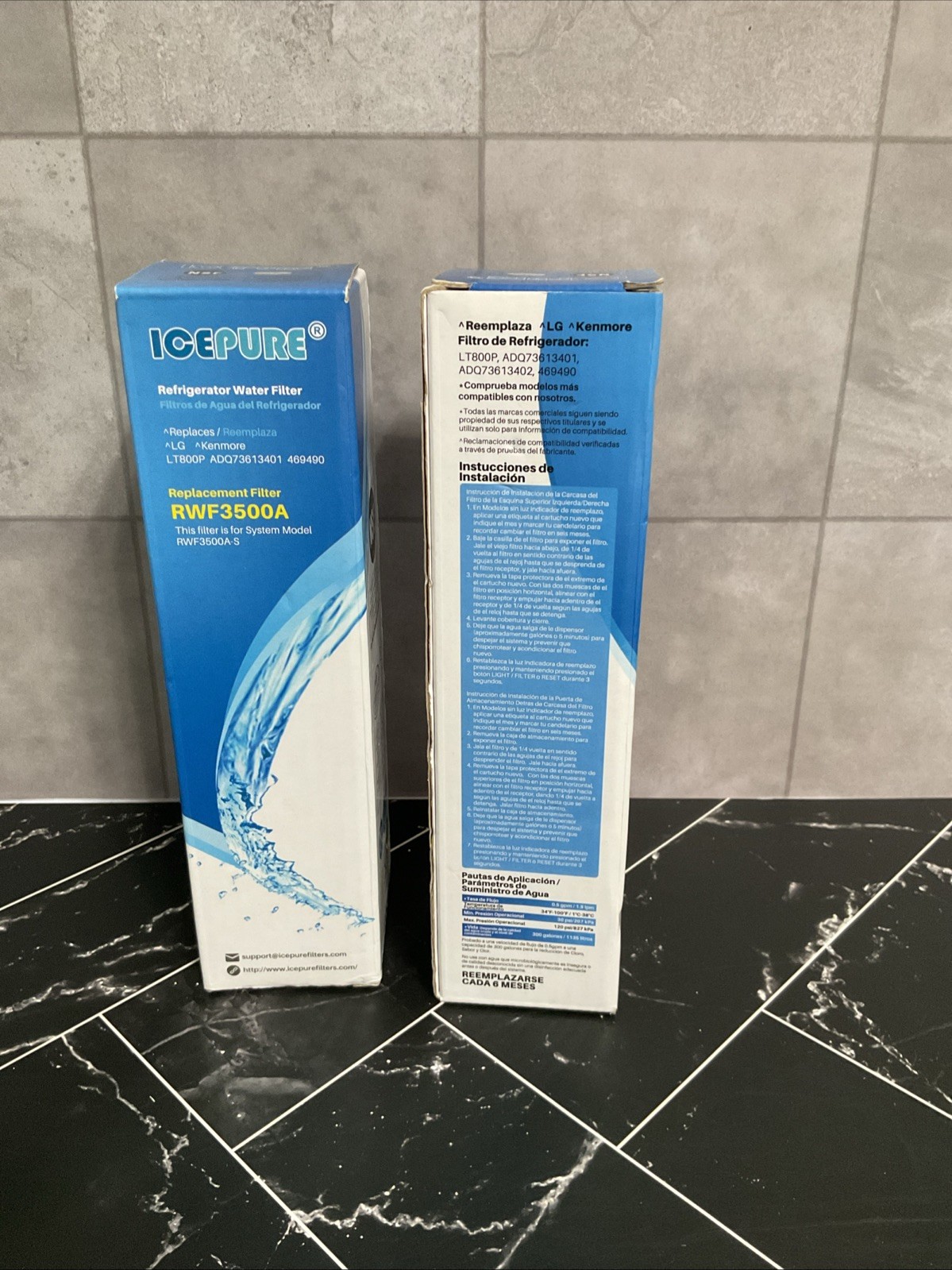 IcePure RWF3500A Refrigerator Water Filter (2 Count)