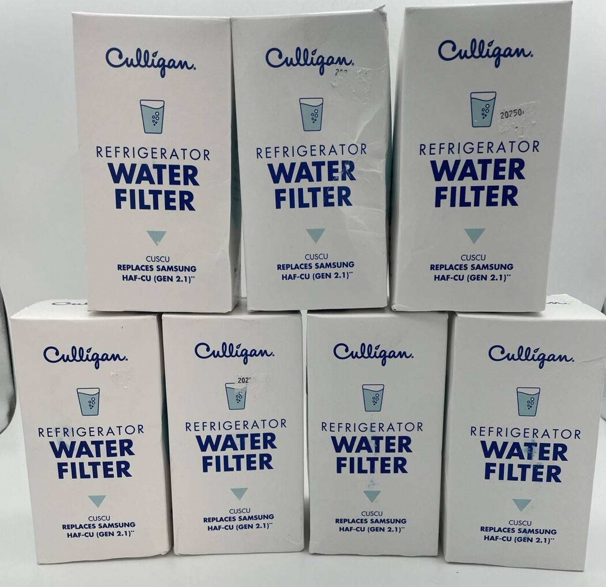 7 Samsung HAF-CU GEN 2.1 Culligan CUSCU Replacement Refrigerator Water Filters