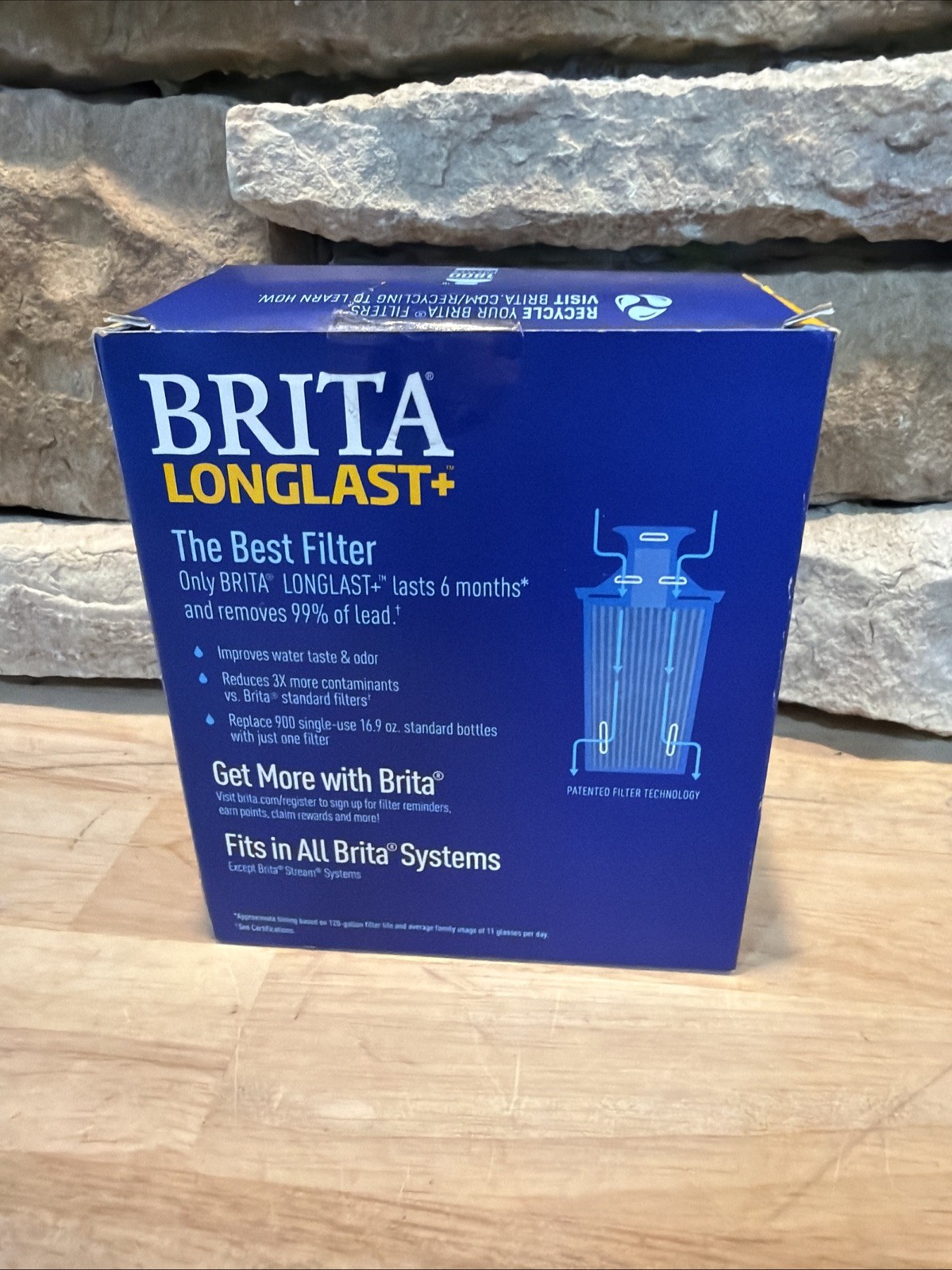 Brita Longlast Plus Replacement Filters for Pitchers Dispensers – 2 Count