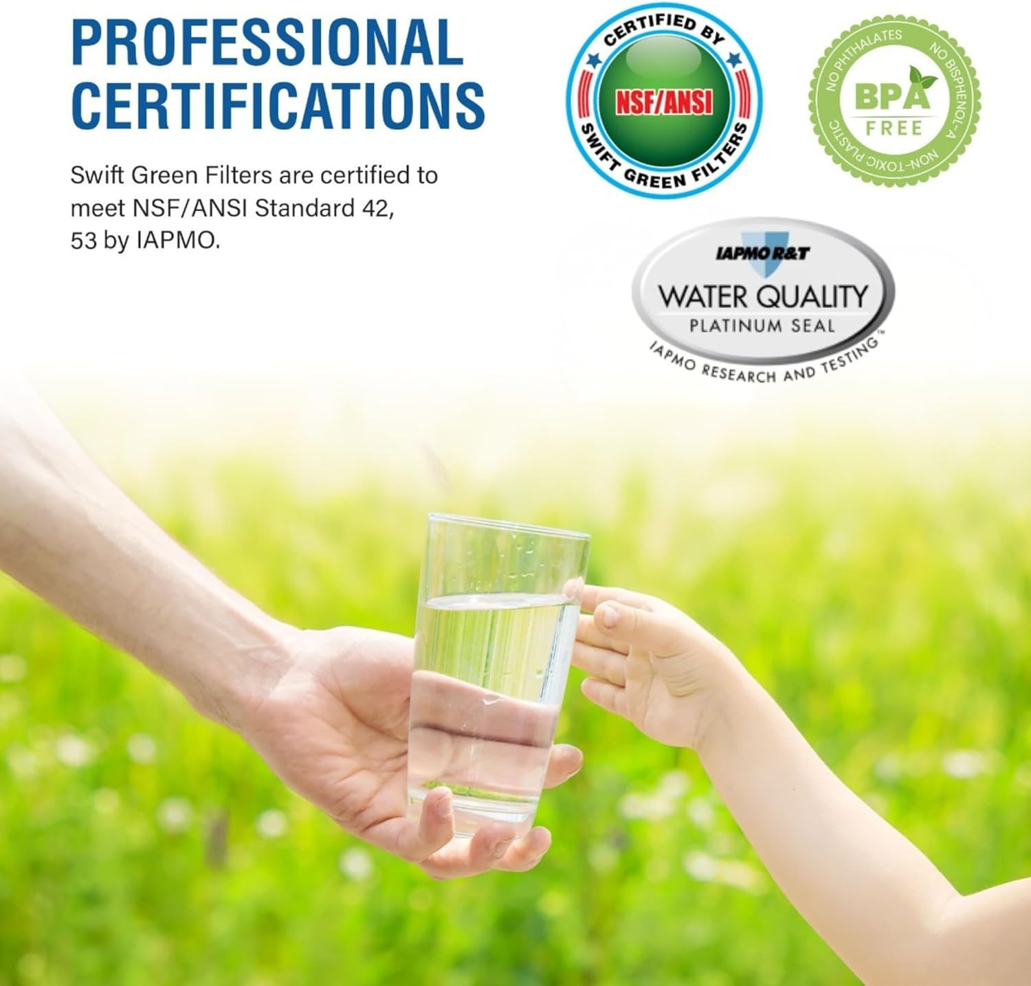 SGF-M9 Water Filter 3-Pack for UKF8001, EDR4RXD1, 46-9005, Made in USA