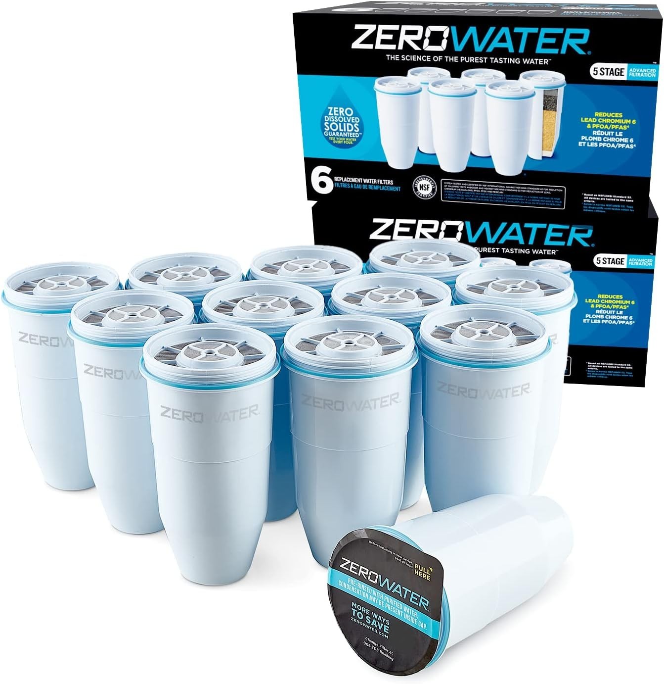12 Pack of Culligan 5-Stage BPA-Free Water Filters – Maximum Purity Guaranteed
