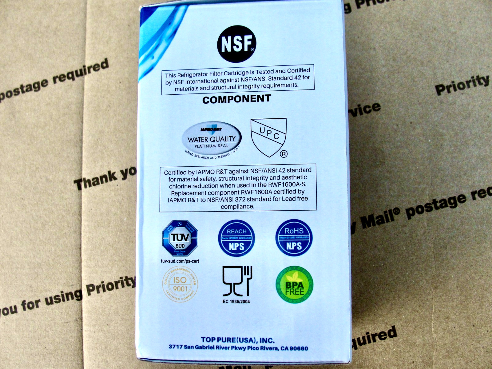 Icepure For Whirlpool EDR7D1 Maytag UKF7003, RWF1600A Water Filter FREE SHIPPING