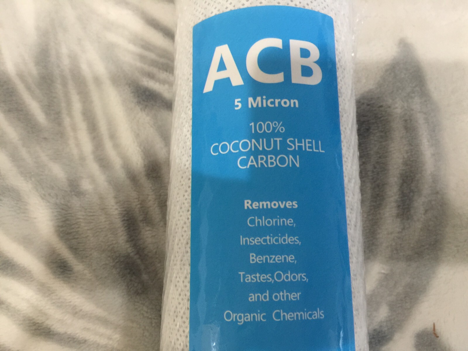 LOT OF 2 Activated Carbon Block ACB Water Filter Replacement 10 in 5 Micron New