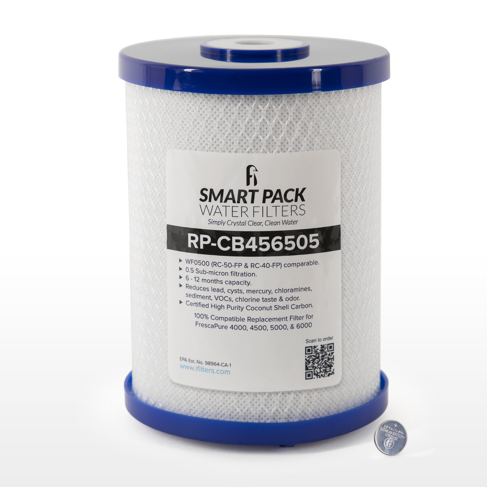Smart Pack Water Filters High Purity Coconut Shell Activated Carbon Water