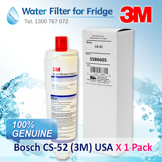 Bosch KAN58 Fridge Genuine Internal Water Filter Part# CS-52 5586605