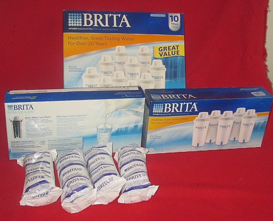 New in Open Box 9 Brita Pitcher Water Filters – Item 766229