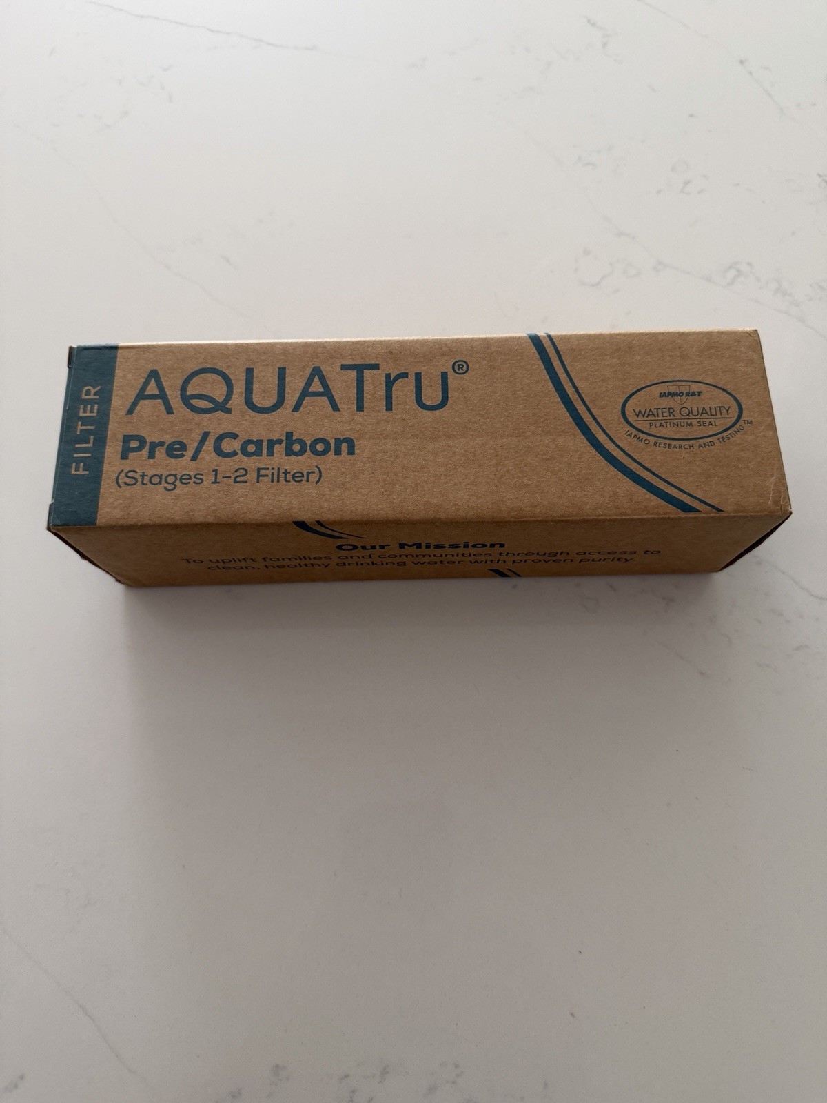 AquaTru Replacement Pre/Carbon Water Filter Stages 1-2 NWB