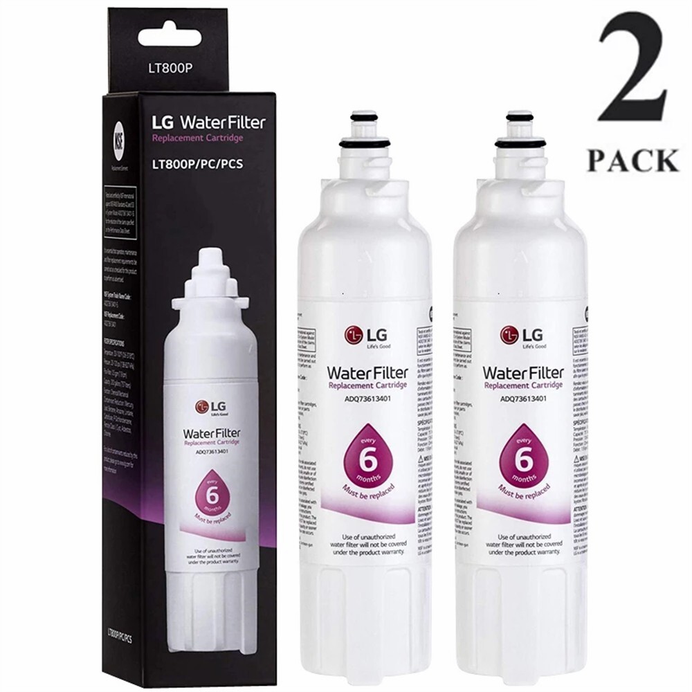 2PCS LG LT800P Refrigerator Replacement Water Filter New Sealed fit ADQ736134