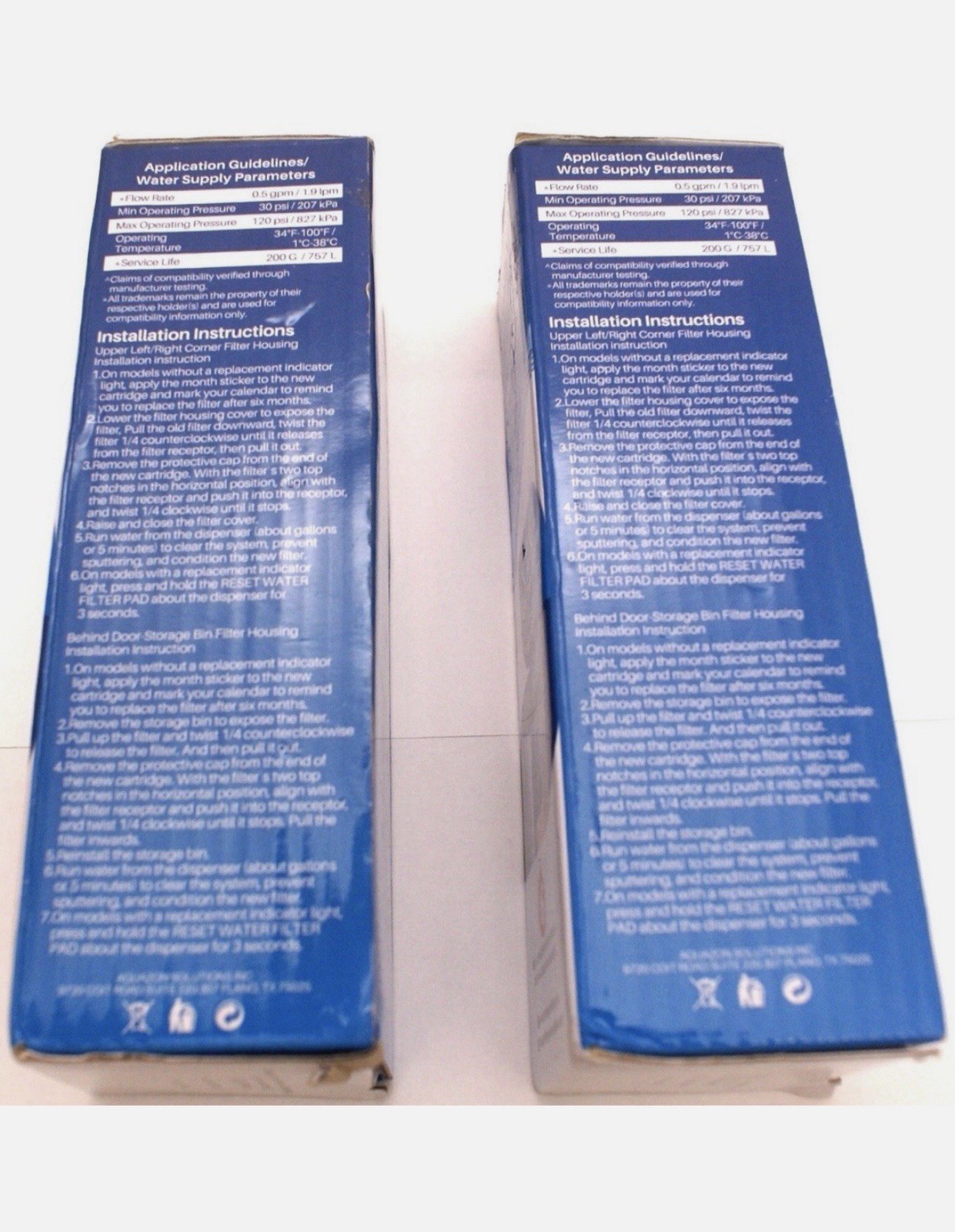 Pureplus RWF4700AC Replacement Refrigerator Water Filter (Lot Of 2)