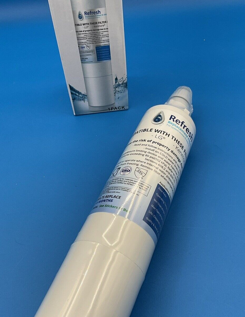 REFRESH R-9990 Refrigerator Water Filter Replacement LG Kenmore NEW Free Ship!