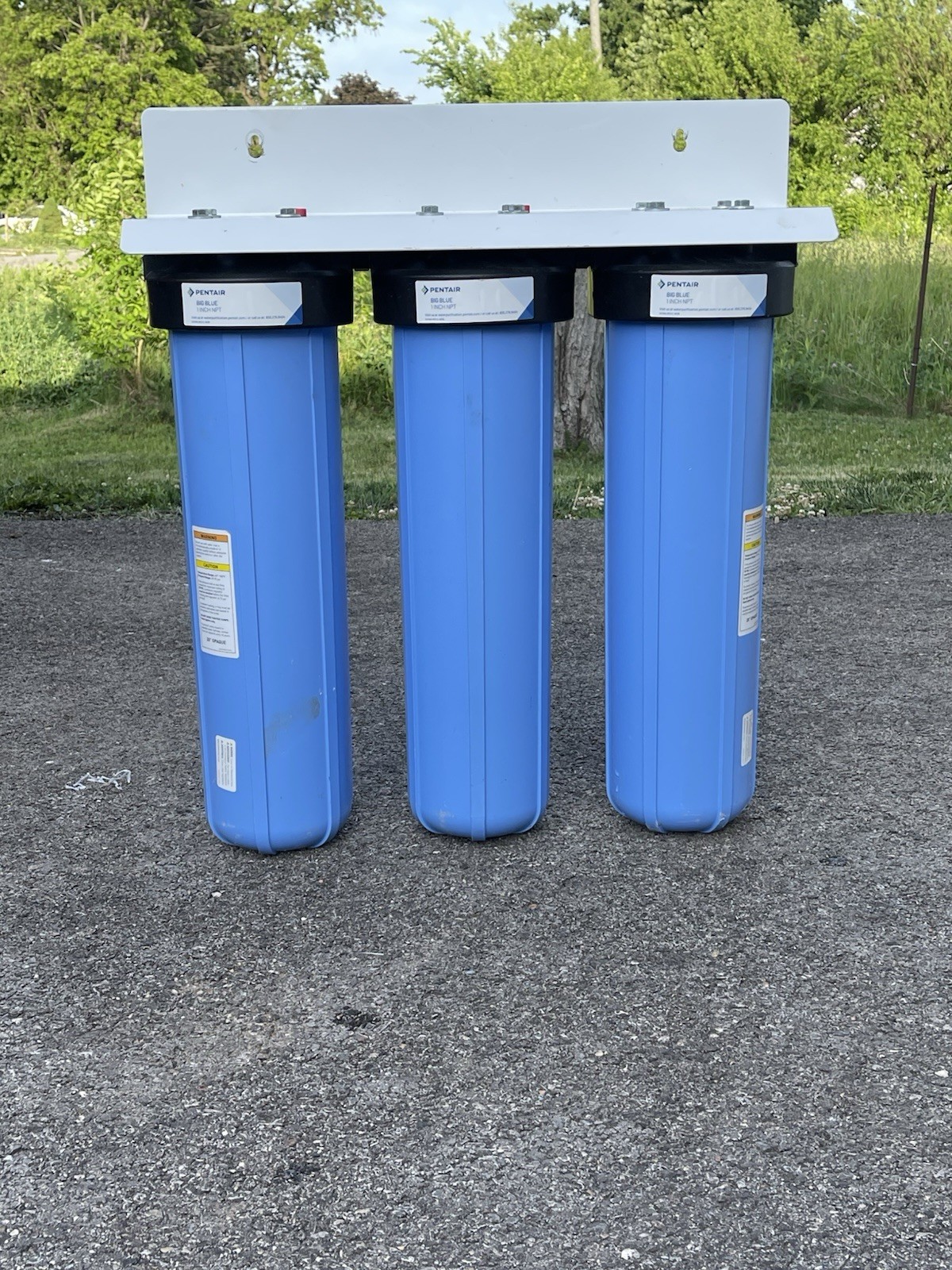 Three Stage Filtration System (filters Not Included) Water Treatment Solution
