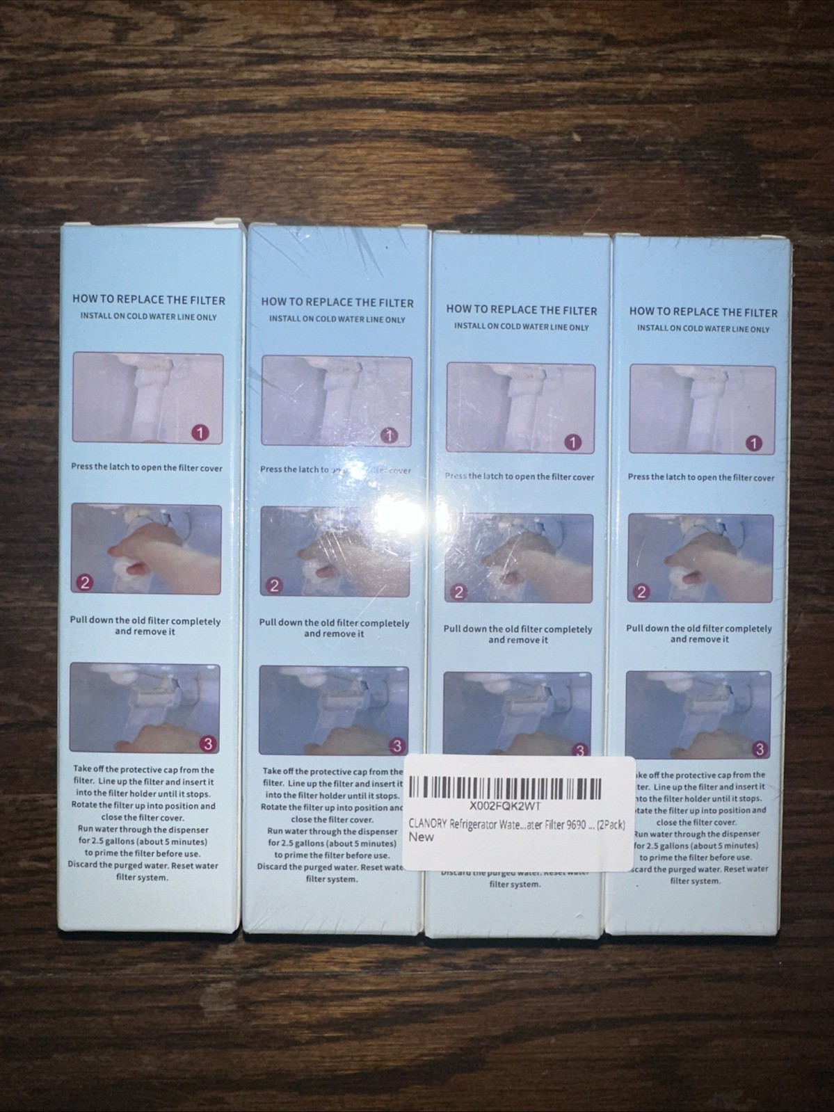 Droppic Refrigerator Filter, Pack of 4, NEW, compatible with LG700P LT700P