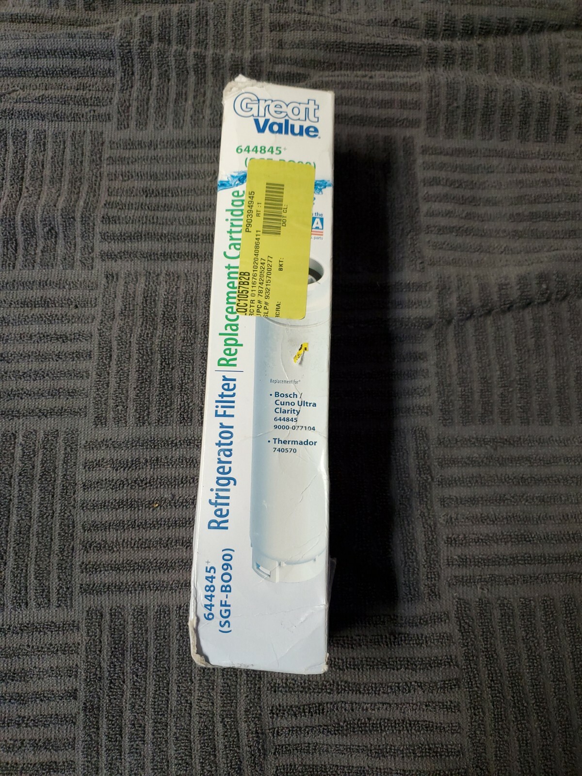 1 Great Value Bosch Thermador Refrigerator Filter Replacement 644845 Sgf-bo90