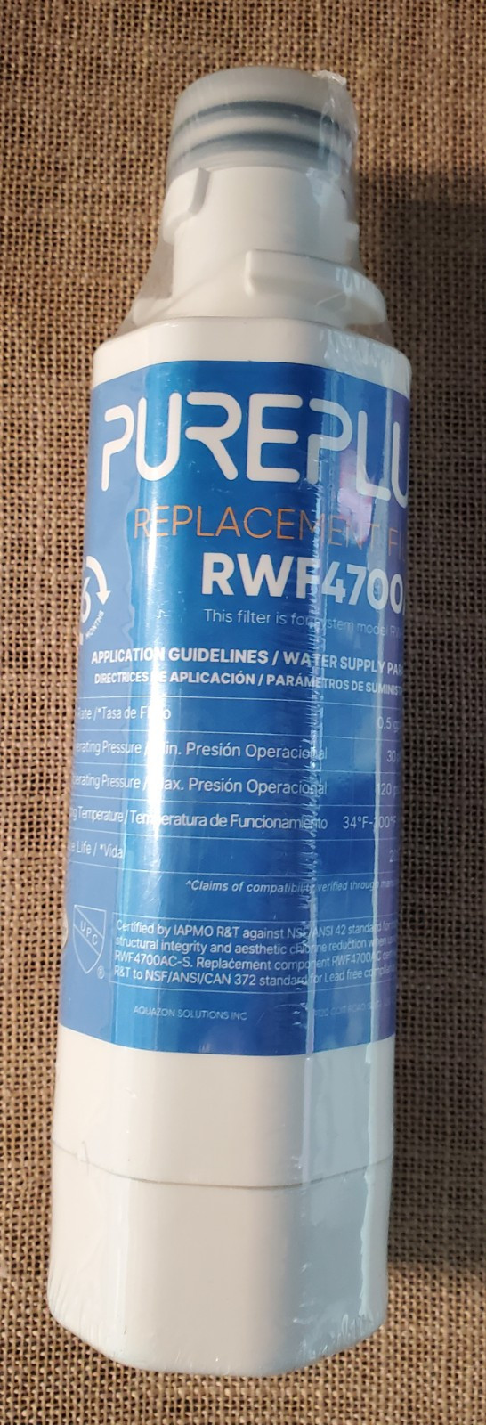 Pureplus RWF4700AC Replacement Water Filter