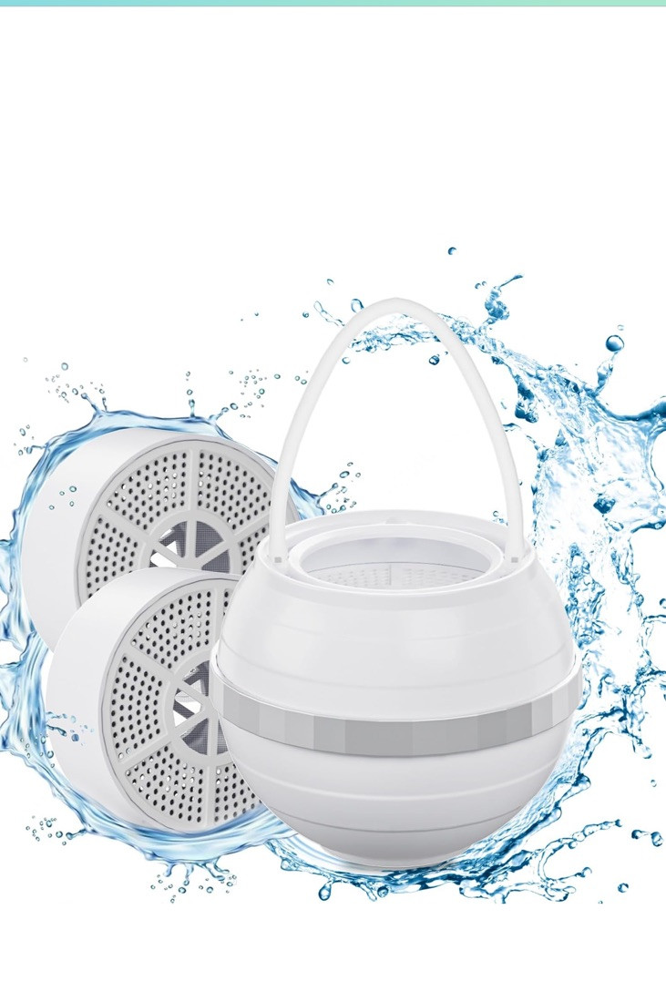 Bath Water Filter Tub Faucet 8 Stages Shower Filter Softer Skin 2filters Incd