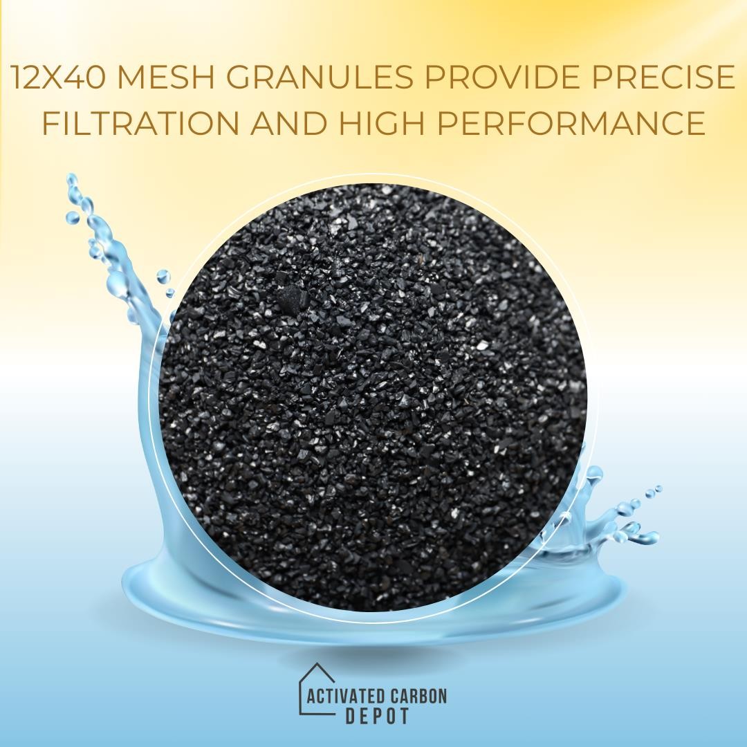 12×40 Liquid Phase Coconut Shell Prewashed Activated Carbon