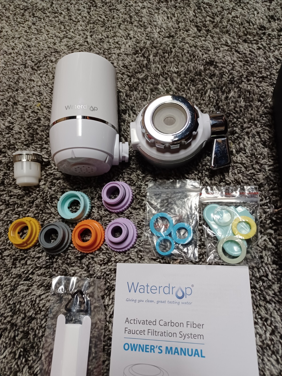 Waterdrop Activated Carbon Fiber Filtration System Model WD-FC-01
