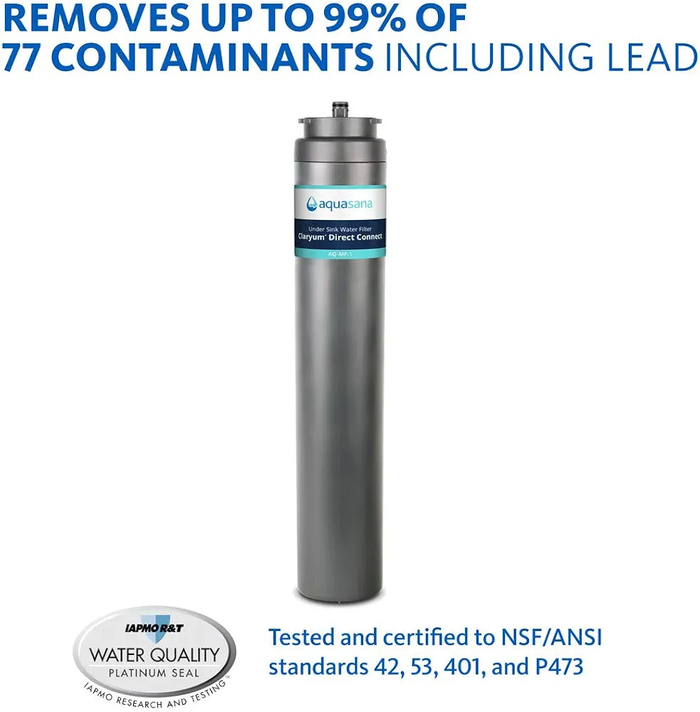 Aquasana Under Sink Water Filter Replacement – Claryum Direct Connect Under Coun